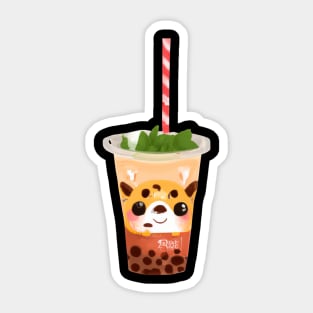 boba tea Sticker